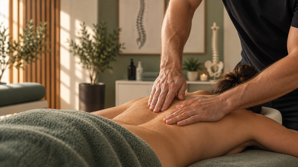 Wirbelsäulenmassage nach Breuß